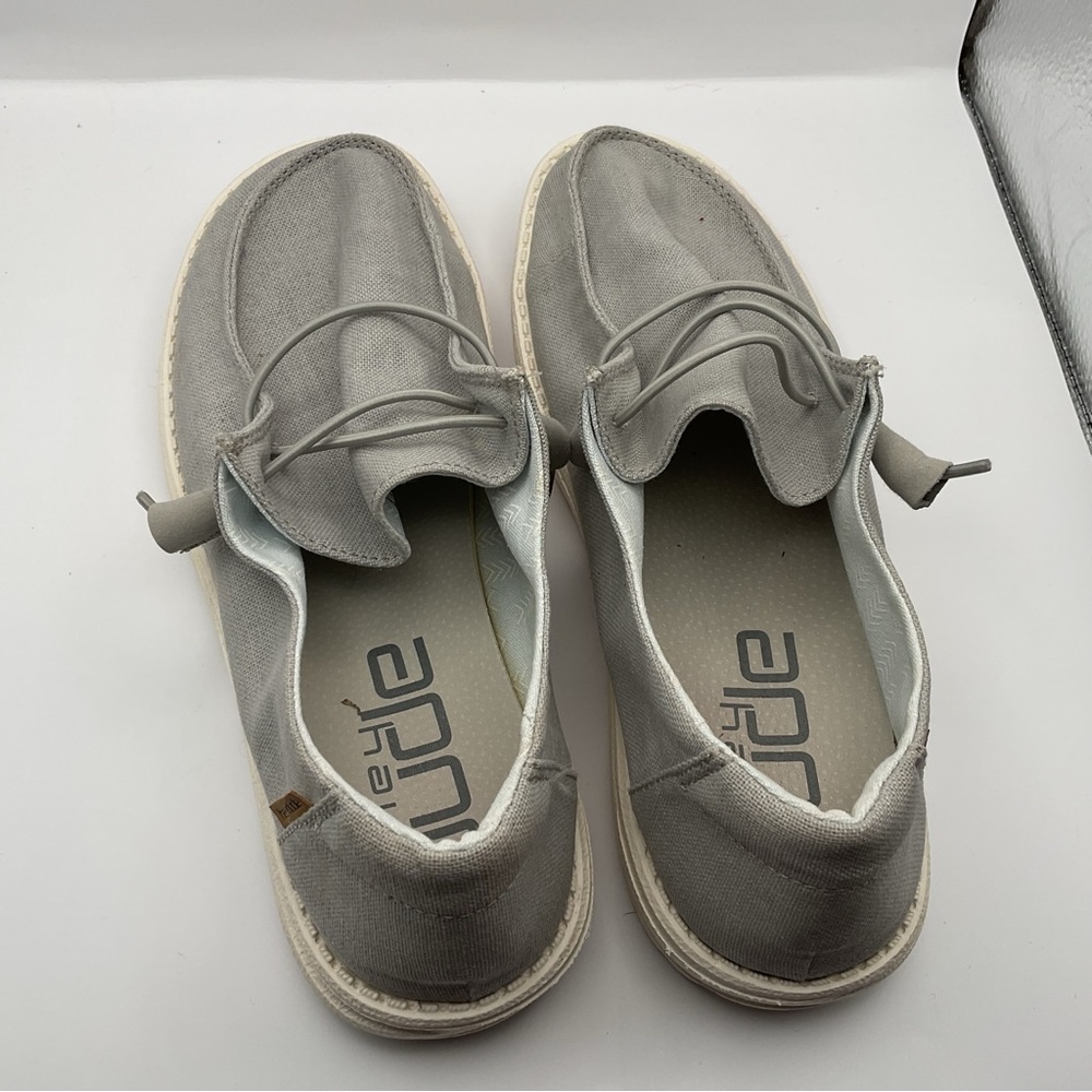 Hey Duda Wendy Gray Sneakers Size 8 - Picture 11 of 13